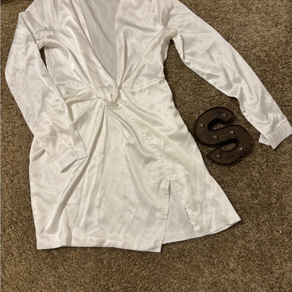 Fashion Nova White Mini Dress